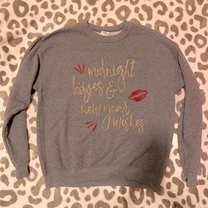 Custom made sweatshirt, size medium